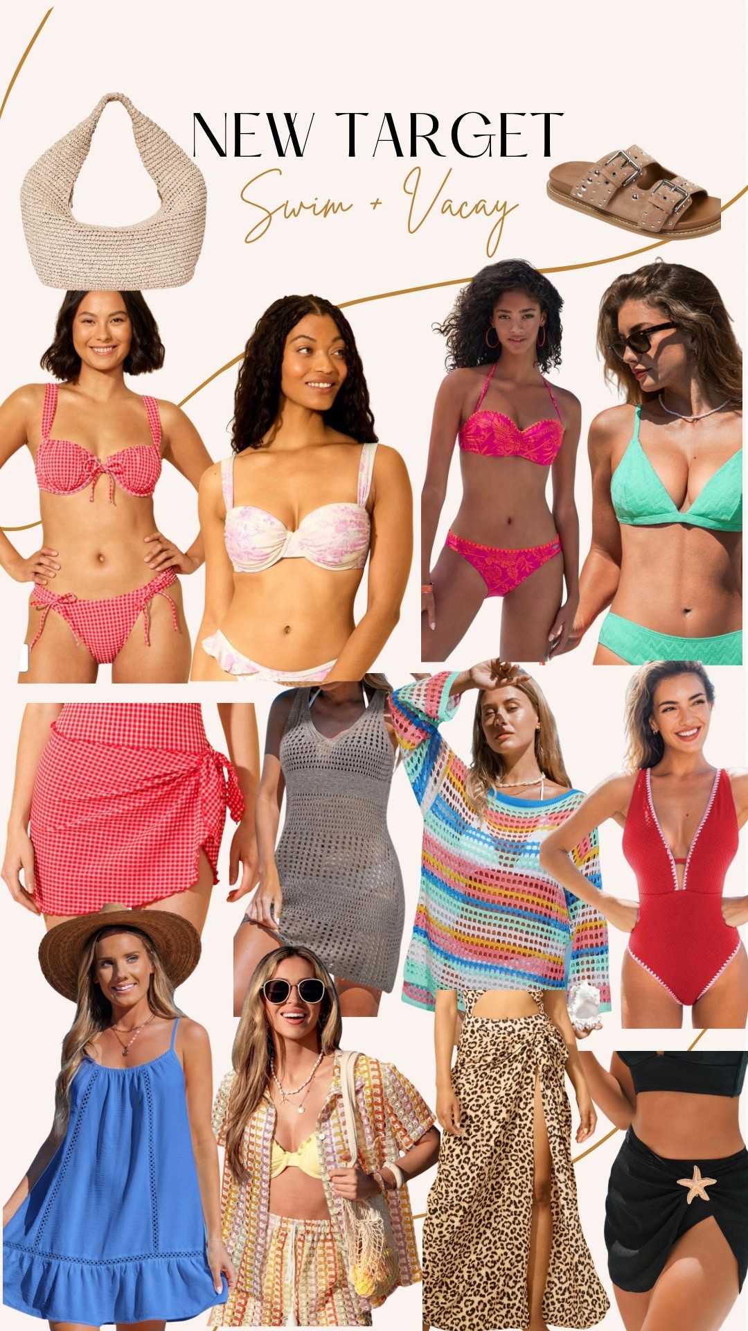 New target swim vacation outfits! Spring break, swimsuits, coverups 

#LTKTravel #LTKSeasonal #LTKActive