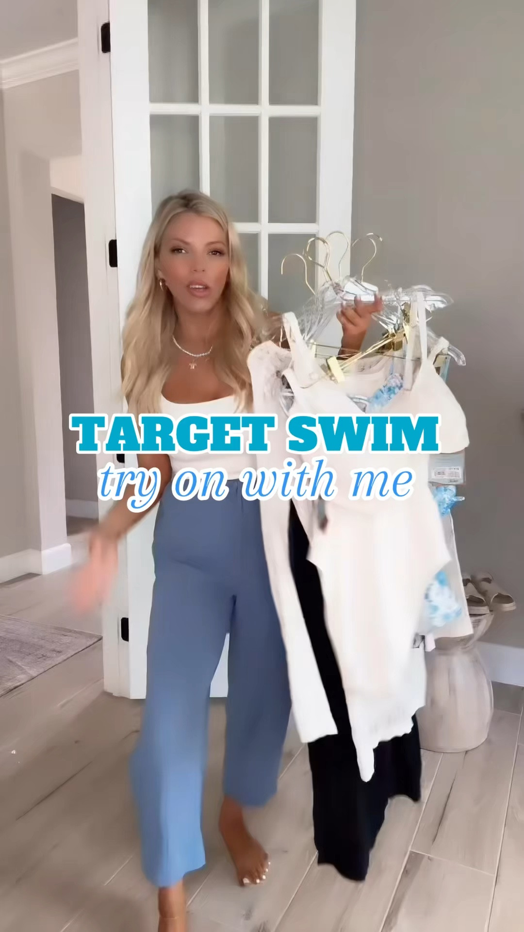 Target swimsuit haul! Love all of these so much if you have any trips planned. 

Sizing: I’m 135 lbs, 5’3 34 DDD 27 w 

Leopard suit-M
Black pants- S
White suit- M
Bikini- 36 DD 
Bottoms- M
Blue and white suit- M
Coverup- S

#LTKWatchNow #LTKSwim