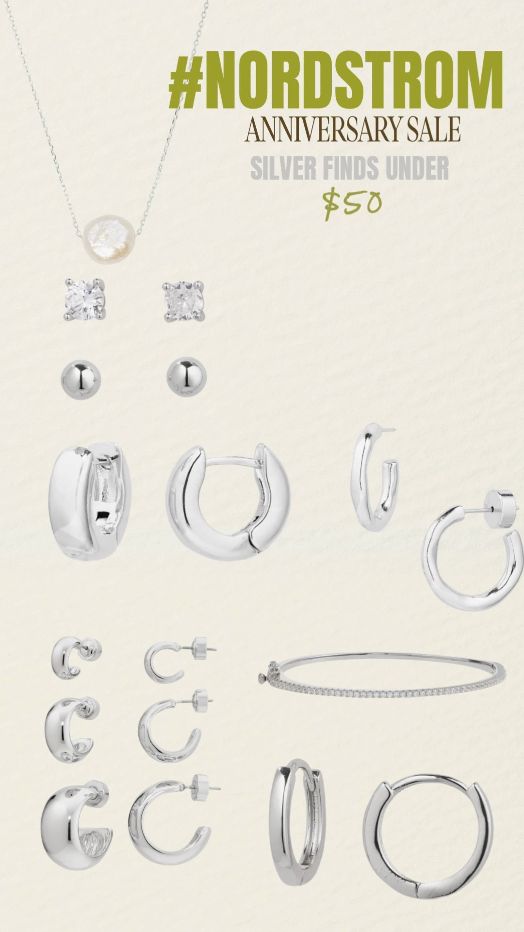 #NORDSTROM anniversary sale 
SILVER FINDS UNDER $50 🤍

#LTKSaleAlert #LTKFindsUnder50 #LTKBeauty