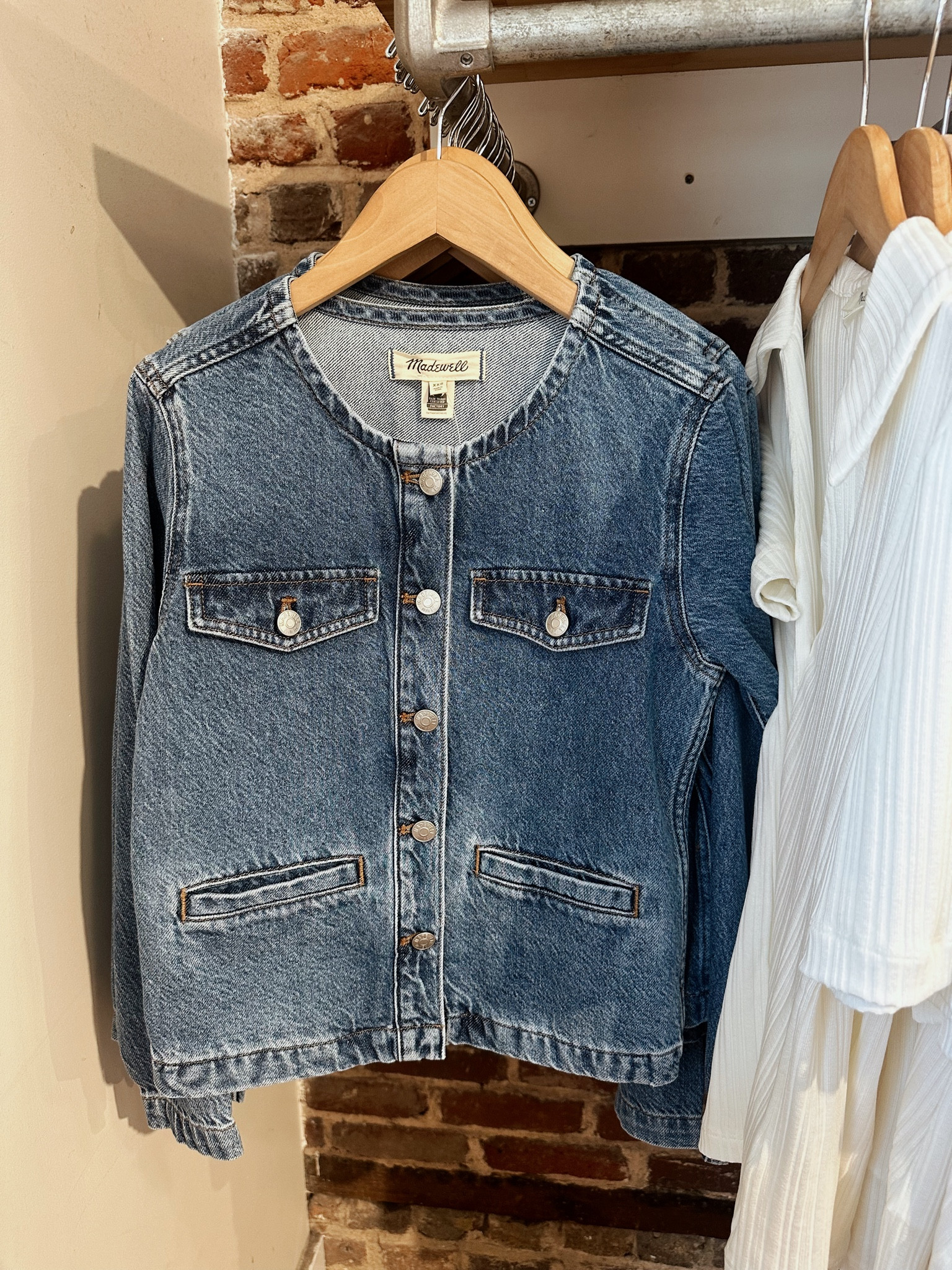Cute denim jacket at Madewell! Tagged some other madewell items as well 🩵💙

#LTKSummerSales