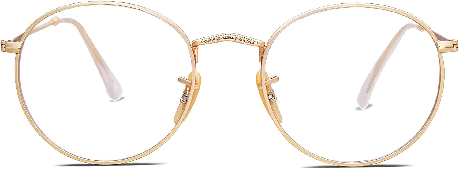 SOJOS Blue Light Blocking Computer Glasses Round Eyewear Anti Blue Light Lens Preppy Chic SJ5024B | Amazon (US)