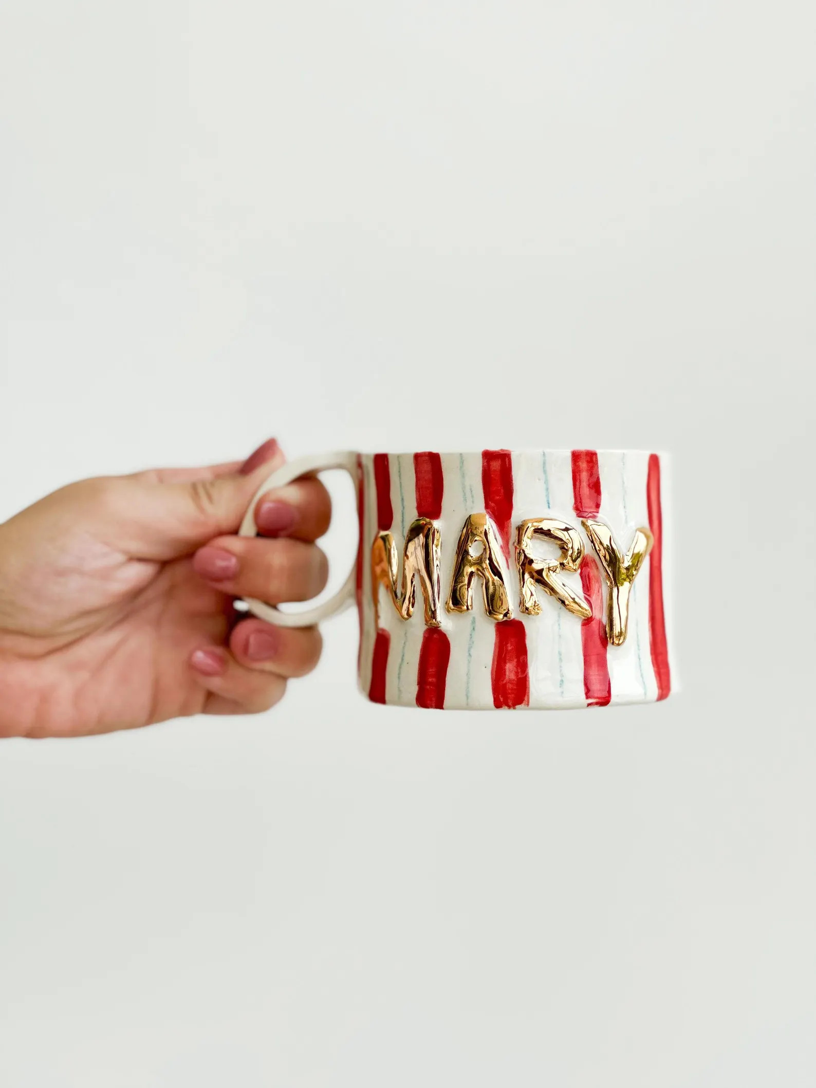 Custom Design Name Ceramic Handmade Pottery Mug Craft Gift Idea Coffee Cup Gift for Her Unique Pe... | Etsy (US)