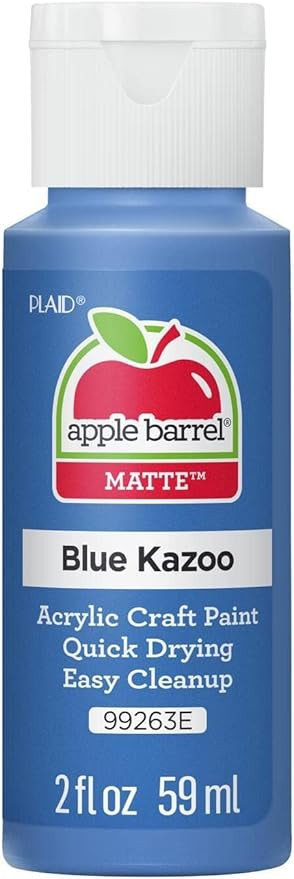 Apple Barrel Acrylic Paint, Blue Kazoo | Amazon (US)