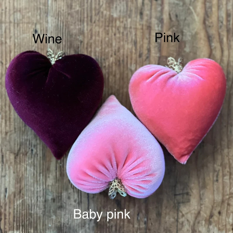 Velvet Heart - large | Etsy (US)