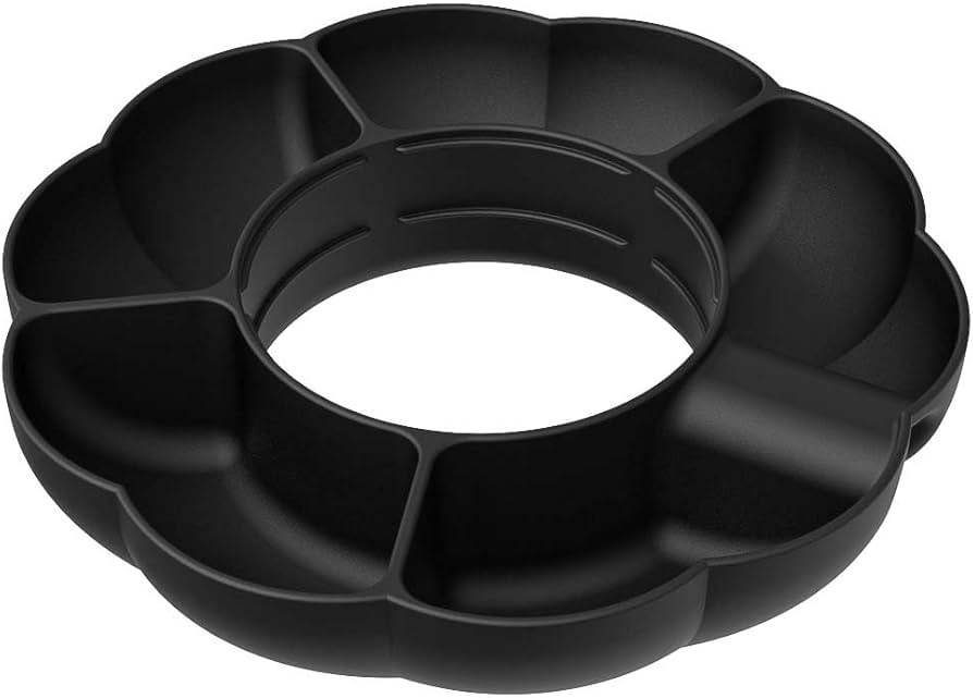 Snack Bowl for Stanley 40oz Tumbler with Handle,5 Compartments Silicone Reusable Snack Tray Snack... | Amazon (US)