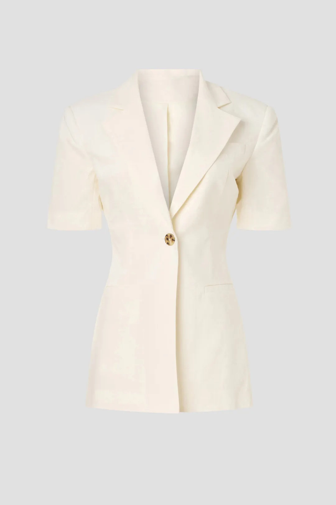 Short Sleeve Linen Blazer | Rent the Runway