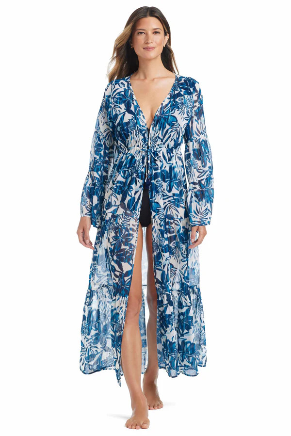 The Turning Tides Chiffon Long Dress | Bleu Rod Beattie