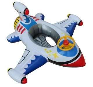 WISHTIME Pool Floats Kids Inflatable Airplane Swimming Float Seat Boat Pool Swim Ring for 1-4 Boy... | Walmart (US)