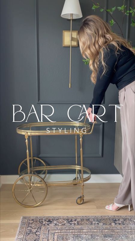 Bar cart styling and decor! My dining room bar cart is vintage, but linked similar ☺️ Cheers!

#LTKhome #LTKunder50 #LTKstyletip