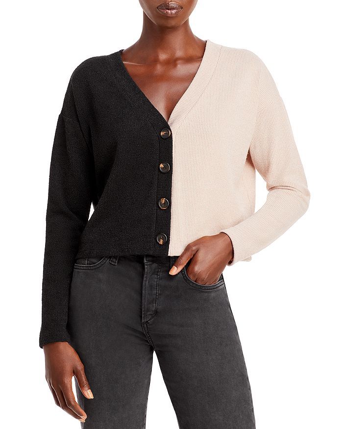 Colorblock Split Cardigan - 100% Exclusive | Bloomingdale's (US)