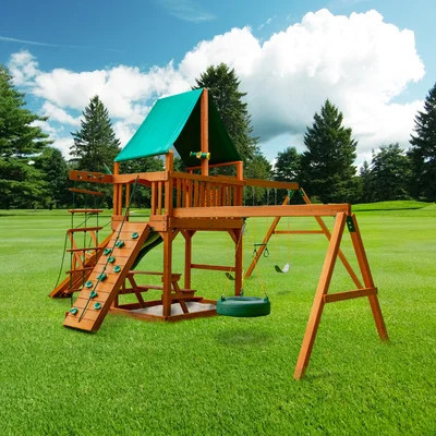 Frontier Swing Set - Professional Installation Available | Wayfair North America