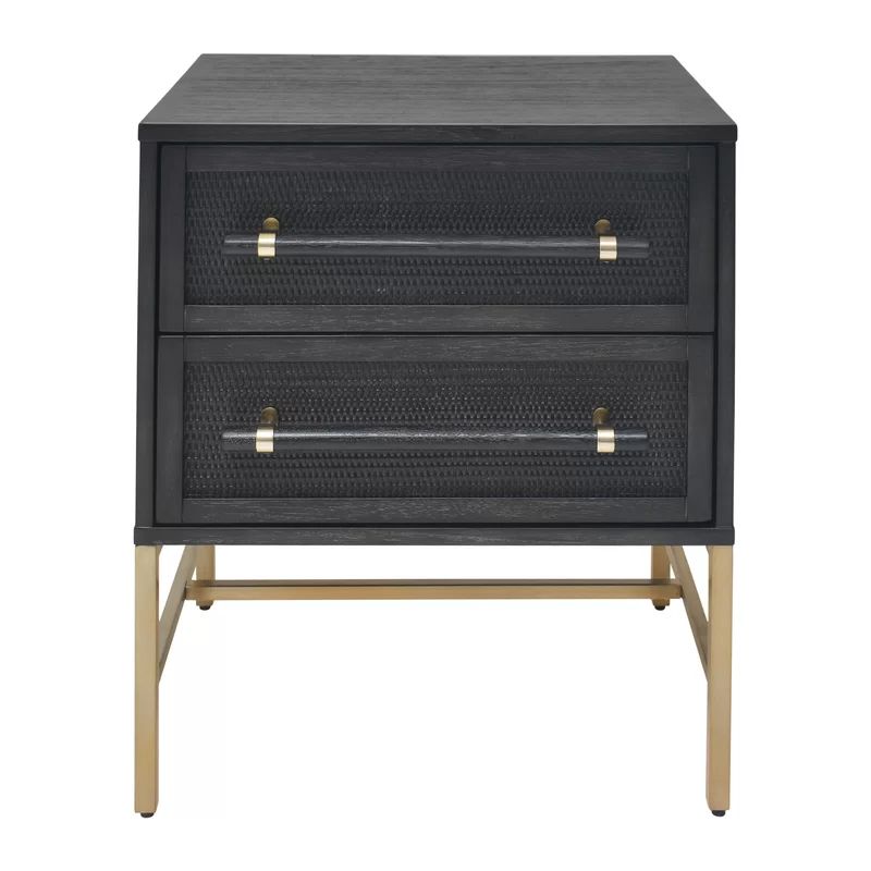 Sophia 25'' Tall 2 - Drawer Nightstand | Wayfair North America