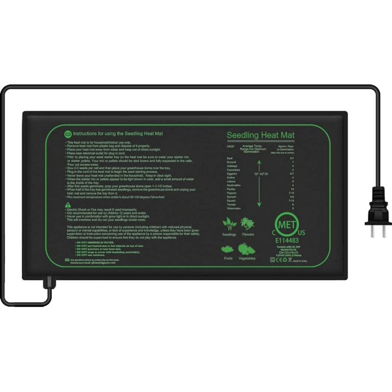 Seedling Heat Mat for Indoor Home Gardening Seed Starting, 10"x 20.75" Plant Heating Pad, Warm Ge... | Walmart (US)