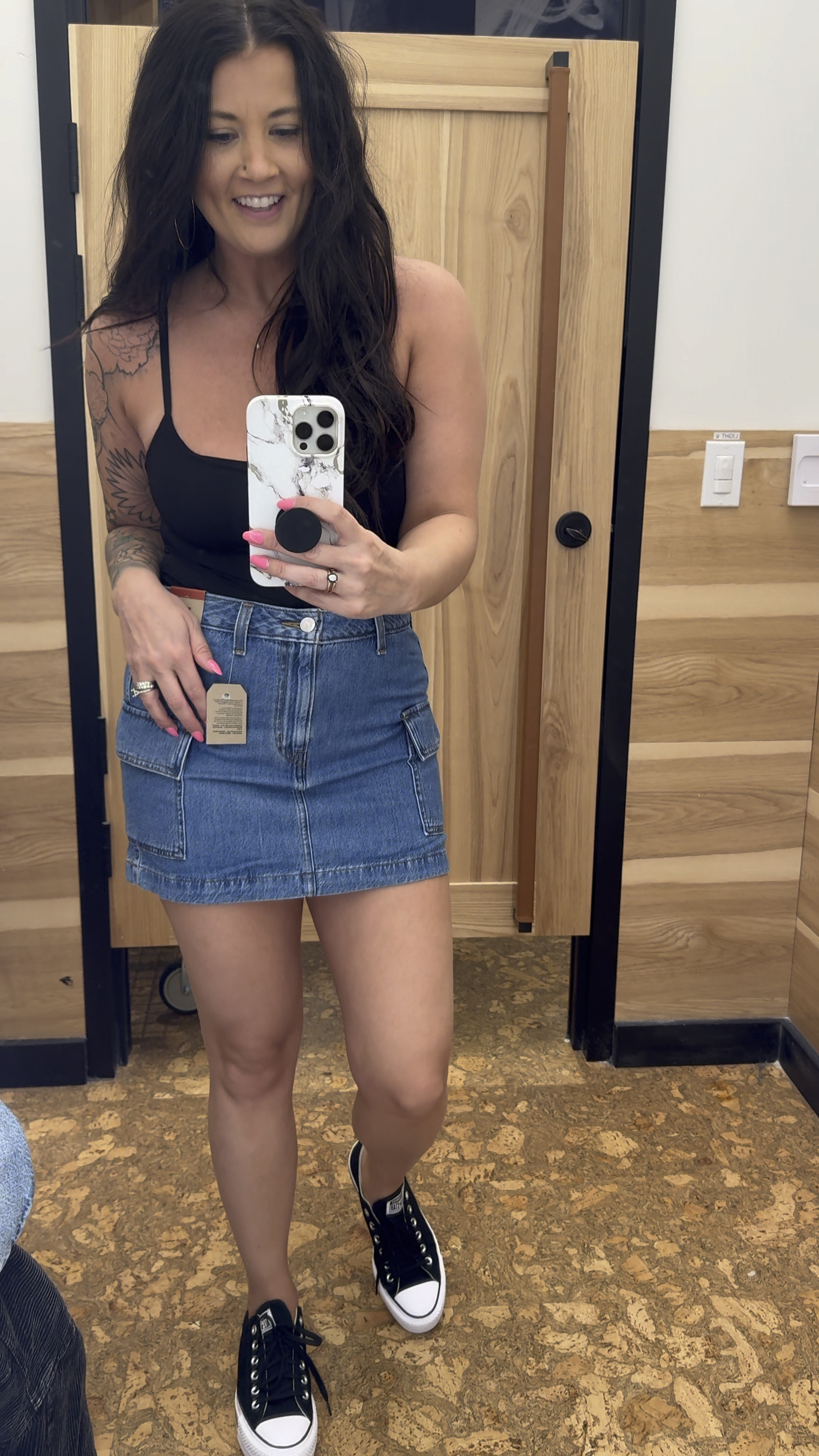 Are we loving the cargo skirt or is it a pass??