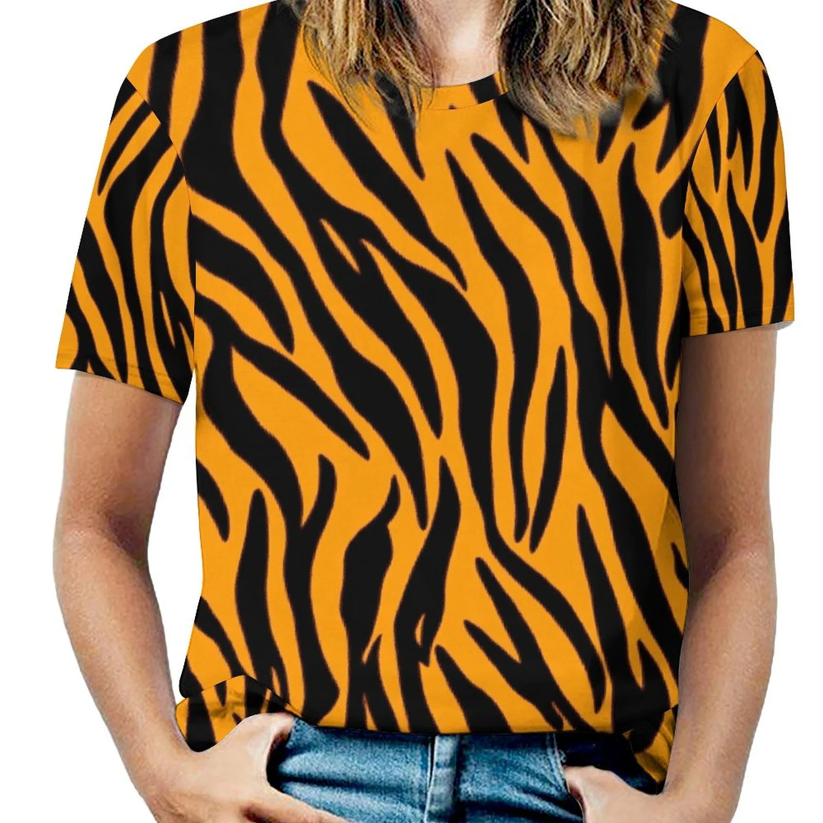 Animal Print Patterns T Shirts Basic T-Shirt Short Sleeve Ladies Tee Shirt Summer Graphic Clothin... | Walmart (US)