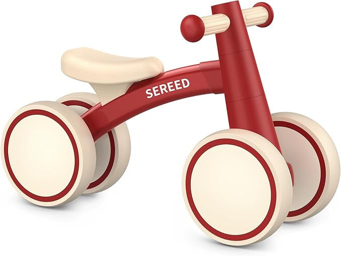 SEREED Baby Balance Bike for 1 Year Old Boys Girls 12-24 Month Toddler Balance Bike, 4 Wheels Tod... | Amazon (US)