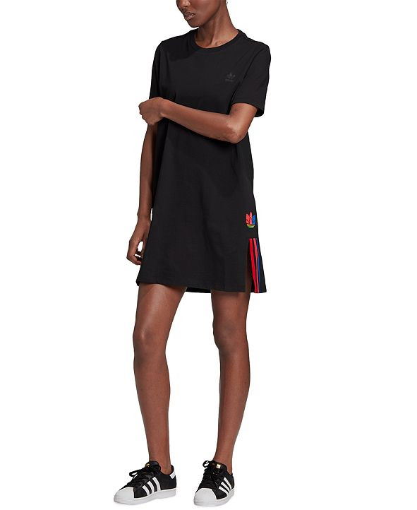 Women's adicolor 3D Trefoil T-Shirt Dress | Macys (US)