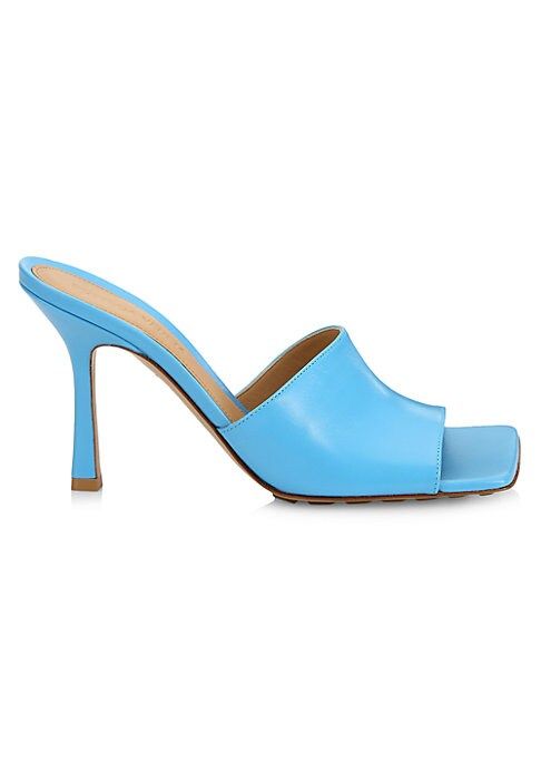 Bottega Veneta Women's Stretch Leather Mules - Sky Blue - Size 35.5 (5.5) | Saks Fifth Avenue