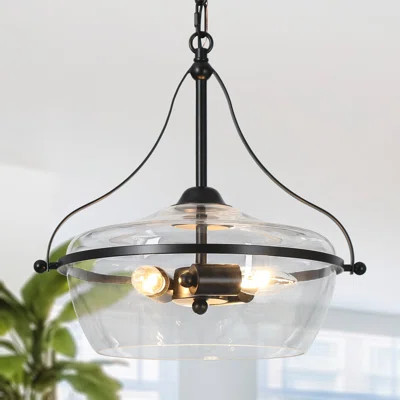 Hannahs 3-Light Medium 14" Dome Kitchen Island Pendant Light | Wayfair North America