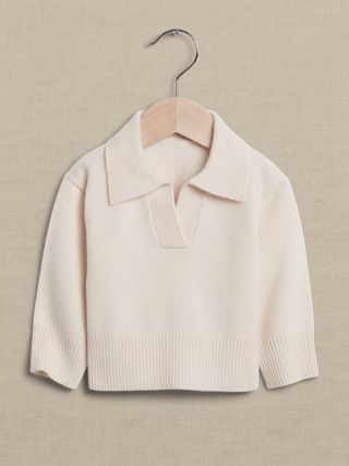 Baby Cashmere Sweater Polo | Banana Republic (US)