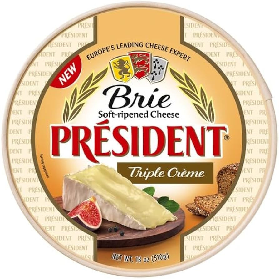 President Triple Creme Brie, 18 oz | Amazon (US)