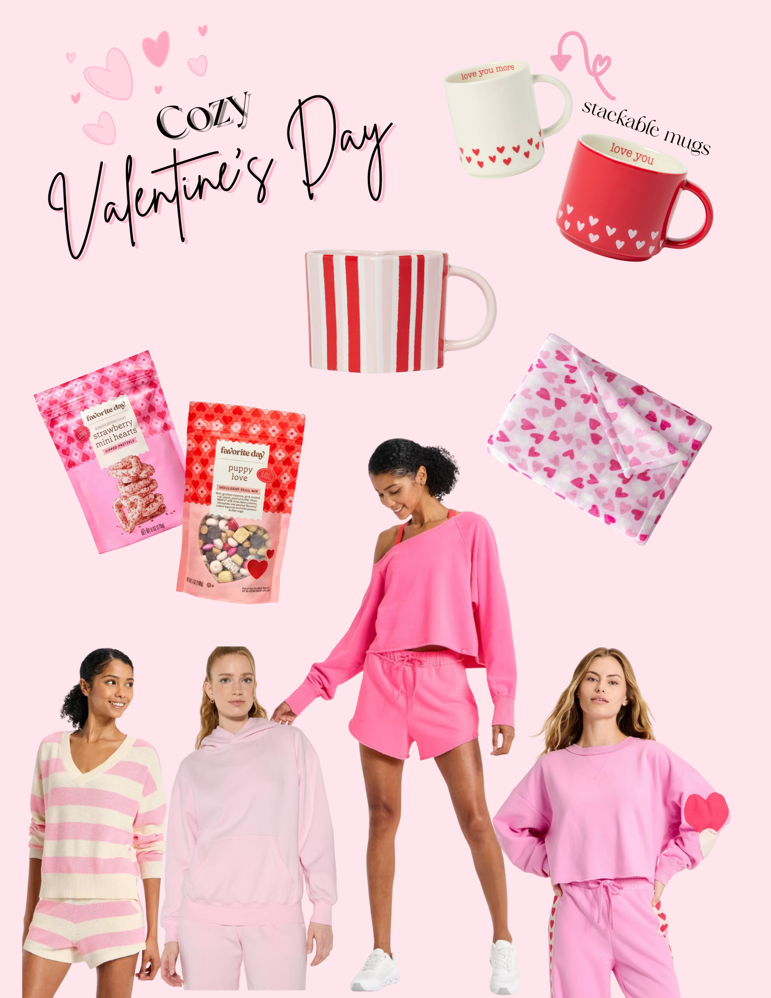 Cozy Valentine’s Day at Home ❤️✨

If Valentine’s Day looks like staying in, this one’s for you 🤍

Soft Target cozy outfits, comfy layers, sweet snacks, my favorite mugs, and the cutest heart blanket to tie it all together. Whether it’s a movie night, a quiet morning coffee, or just romanticizing being home, these pieces make it feel extra cozy and intentional.

Perfect for:
✨ Cozy nights in
✨ Galentine’s vibes
✨ Mom life Valentine’s
✨ Slow mornings & soft evenings

Everything is linked from Target for easy shopping 🎯

Because comfort is the vibe this Valentine’s Day ❤️ 

 #LTKSeasonal #LTKHome #LTKFindsUnder50