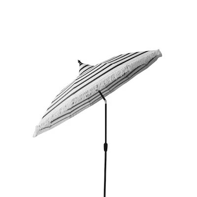 SimplyShade  9-ft Black Push-button Tilt Market Patio Umbrella | Lowe's