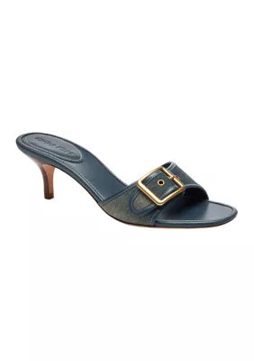 COACH Women's Margot Loved Denim Sandals, 9.5N | Belk