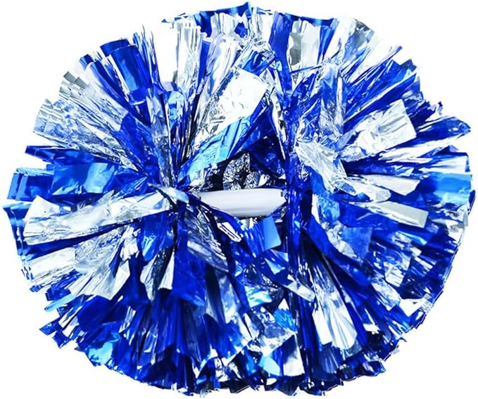 Hooshing 2/6/12PCS Cheerleading Pom Poms with Baton Handle for Team Spirit Sports Dance Cheering ... | Amazon (US)