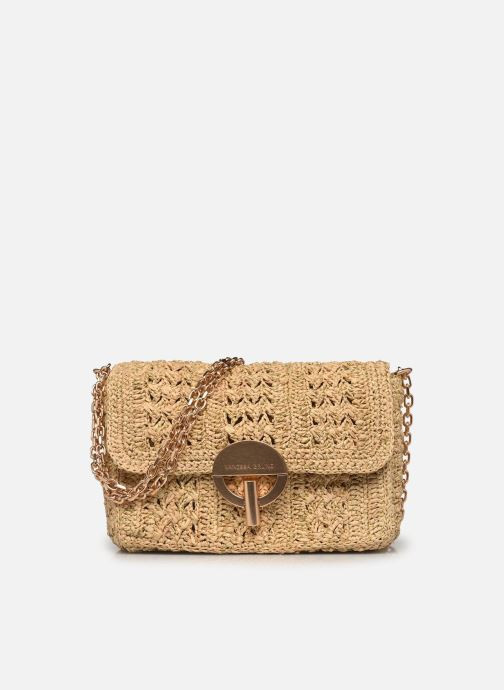 Sac bandoulière - Moon Moyen Raphia - Or et bronze | Sarenza FR