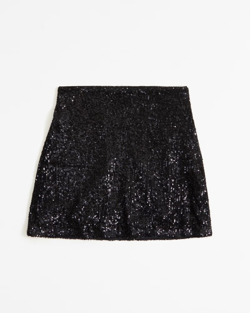 Women's Sequin Mini Skort | Women's Bottoms | Abercrombie.com | Abercrombie & Fitch (US)
