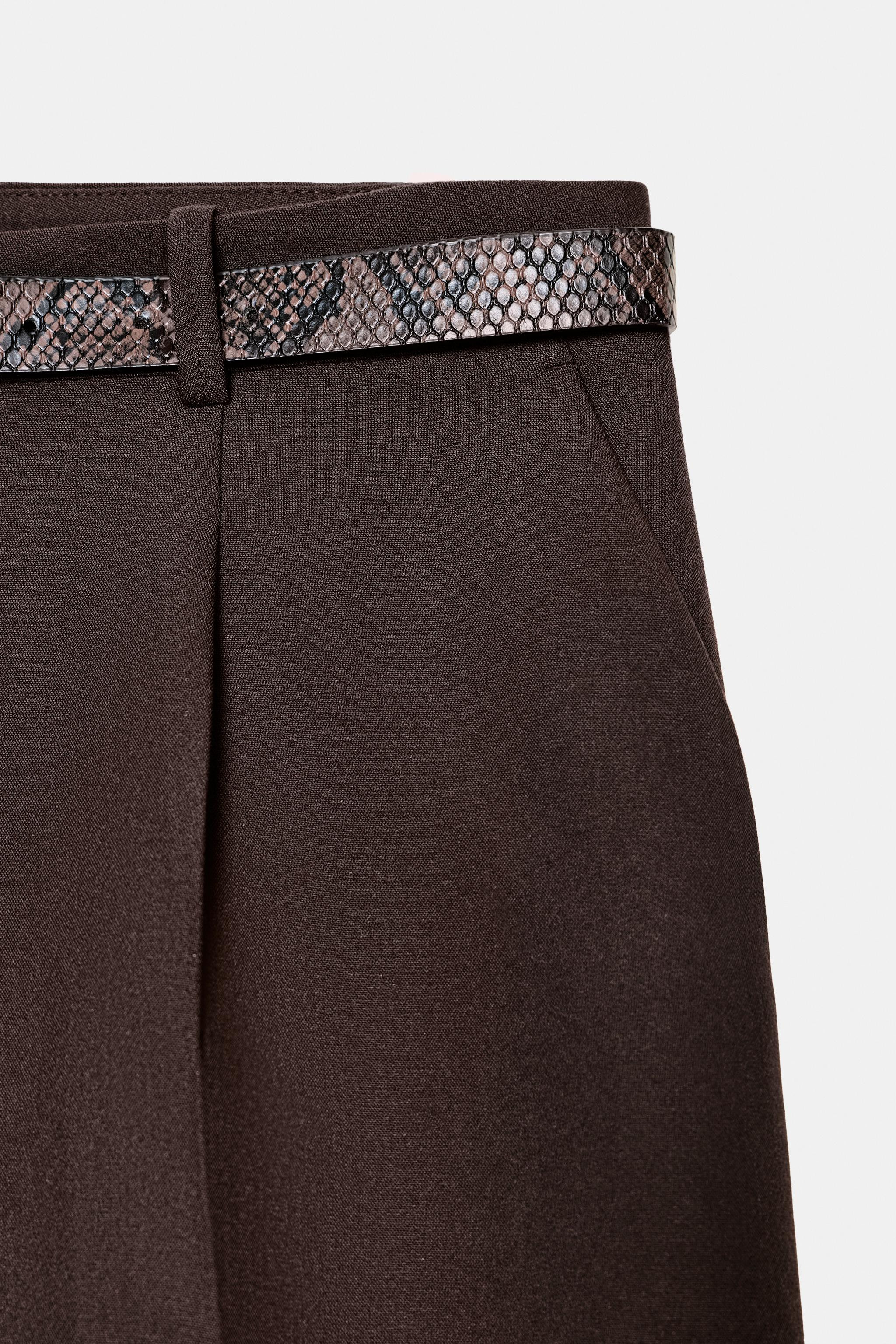 LONG BELTED SHORTS | Zara US