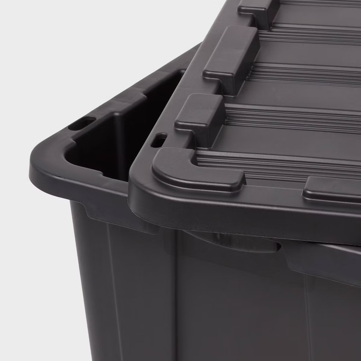 27gal Heavy Duty Storage Tote Black - Brightroom™ | Target