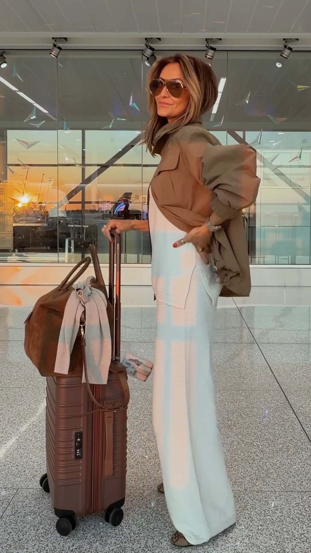 In case you’ve missed it: First boarding pass of summer…travel season starting in the west coast ☀️✈️ calling for summer layers! 

Size xs on all pieces

#LTKSeasonal #LTKTravel #LTKgrwm