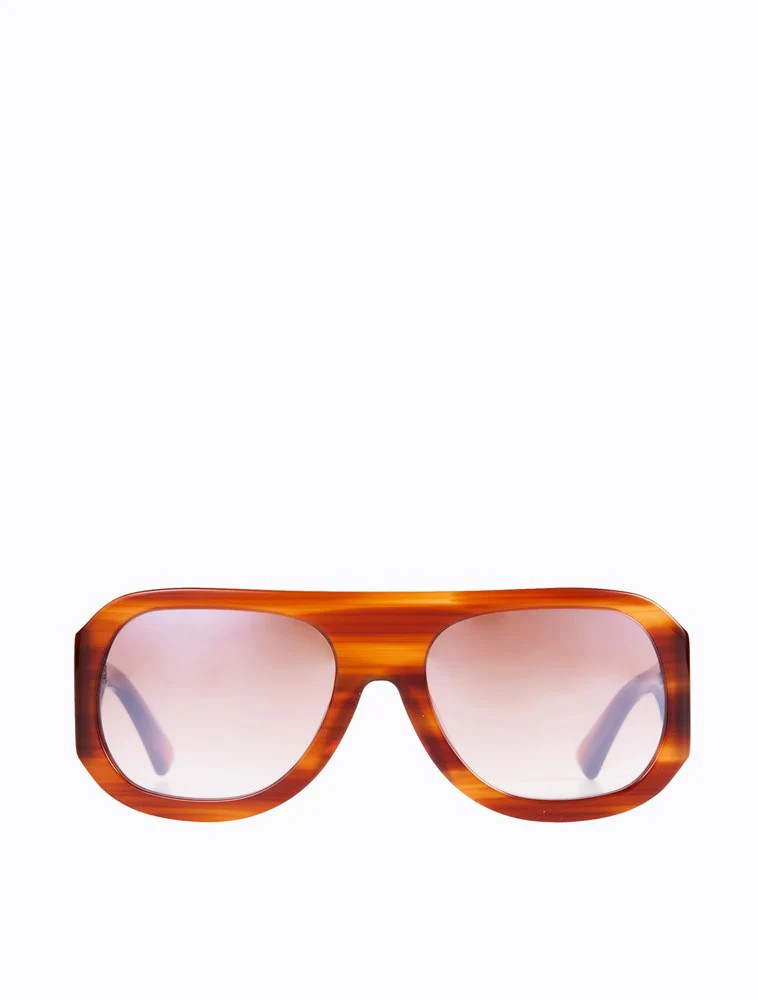 Spruce Aviators - Brushed Torti/Silver | Poppy Lissiman (Global)