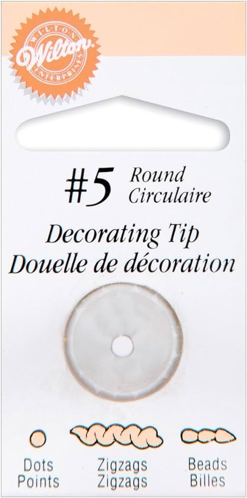 Round Decorating Tip 5 | Amazon (US)
