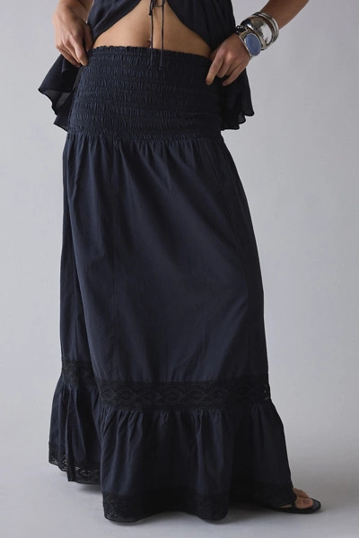 Kimchi Blue 2 For 1 Convertible Lace Trim Smocked Dress | Urban Outfitters (US and RoW)