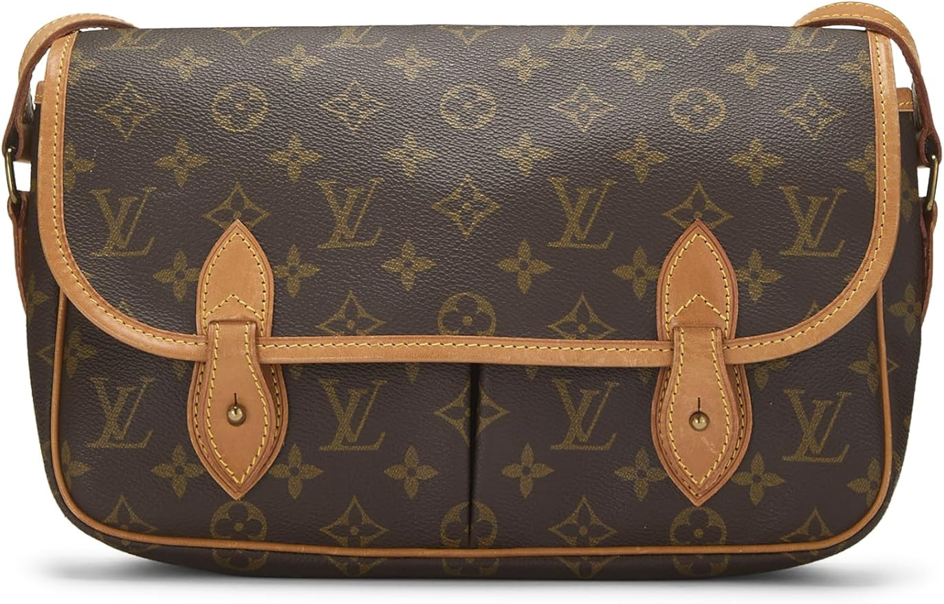 Amazon.com: Louis Vuitton, Pre-loved Monogram Canvas Sac Gibeciere MM, Brown : Amazon Luxury | Amazon (US)