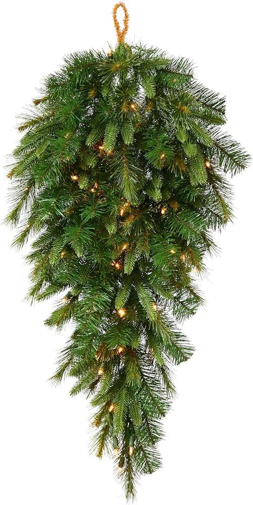 Vickerman 36" Cashmere Pine Artificial Christmas Teardrop, Warm White Battery Operated LED Lights... | Amazon (US)