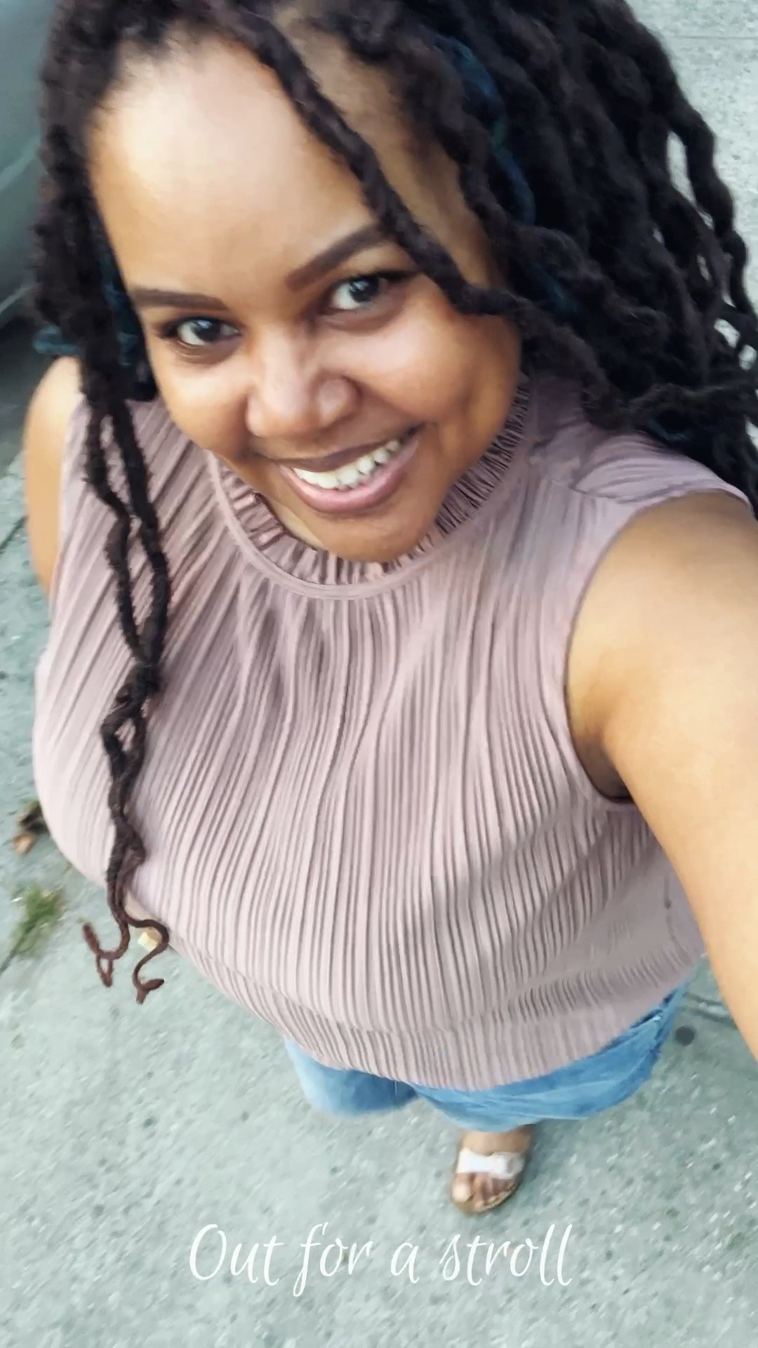 Late summer stroll. Weekend outfit, casual midsize outfit, curvy denim, Evereve Top, Universal Standard jeans, Birkenstocks sandals #ltkover40 #ltkunder100 #ltkfind 

Music: Rio de Janeiro
Musician: EnjoyMusic


#LTKstyletip #LTKcurves #LTKSeasonal