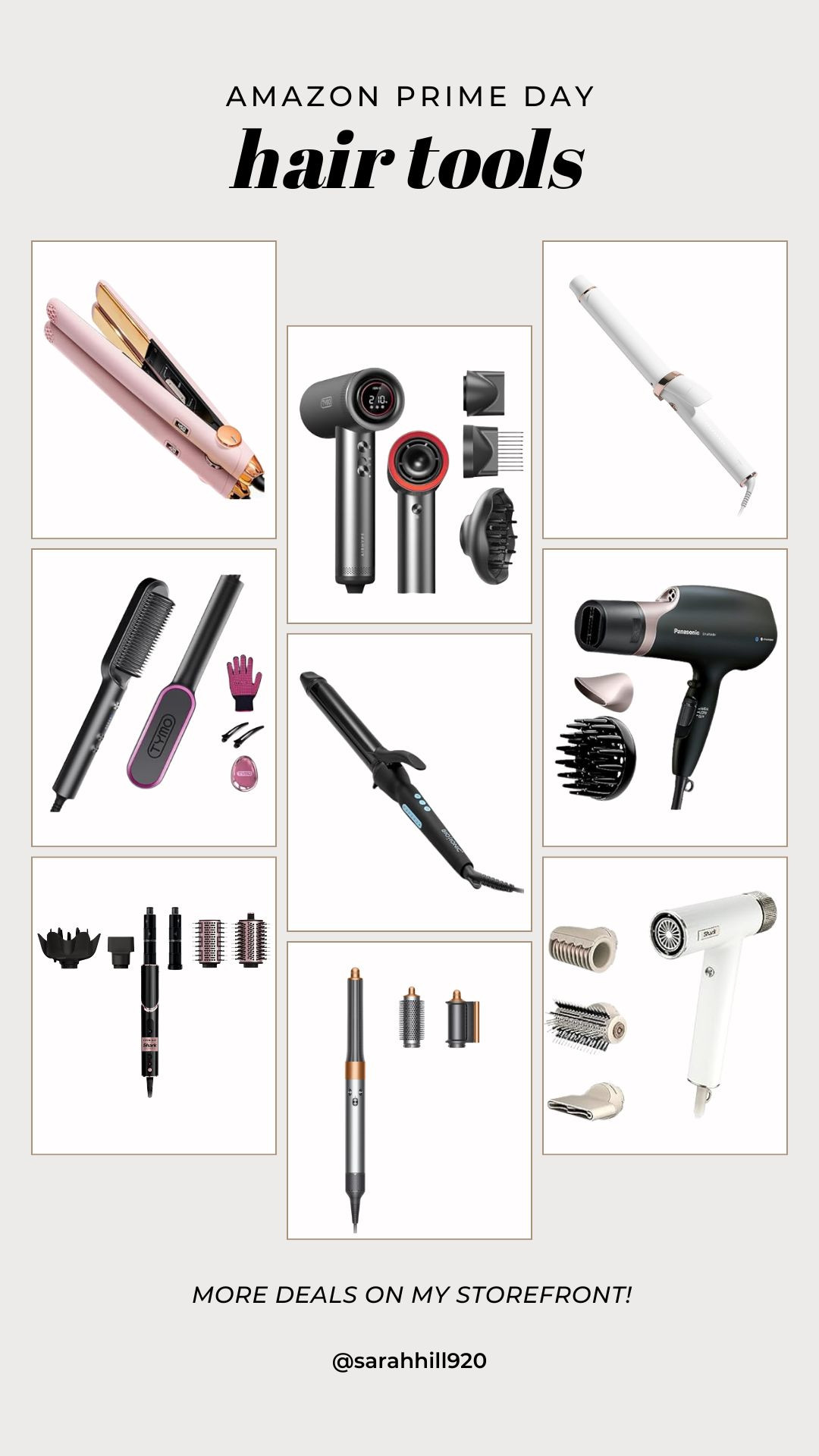 Hair hot tools on sale!! The Bio Ionic Curler is my all time favorite 

Straightener, blow dryer brush, curling iron, dyson 

#LTKSaleAlert #LTKBeauty