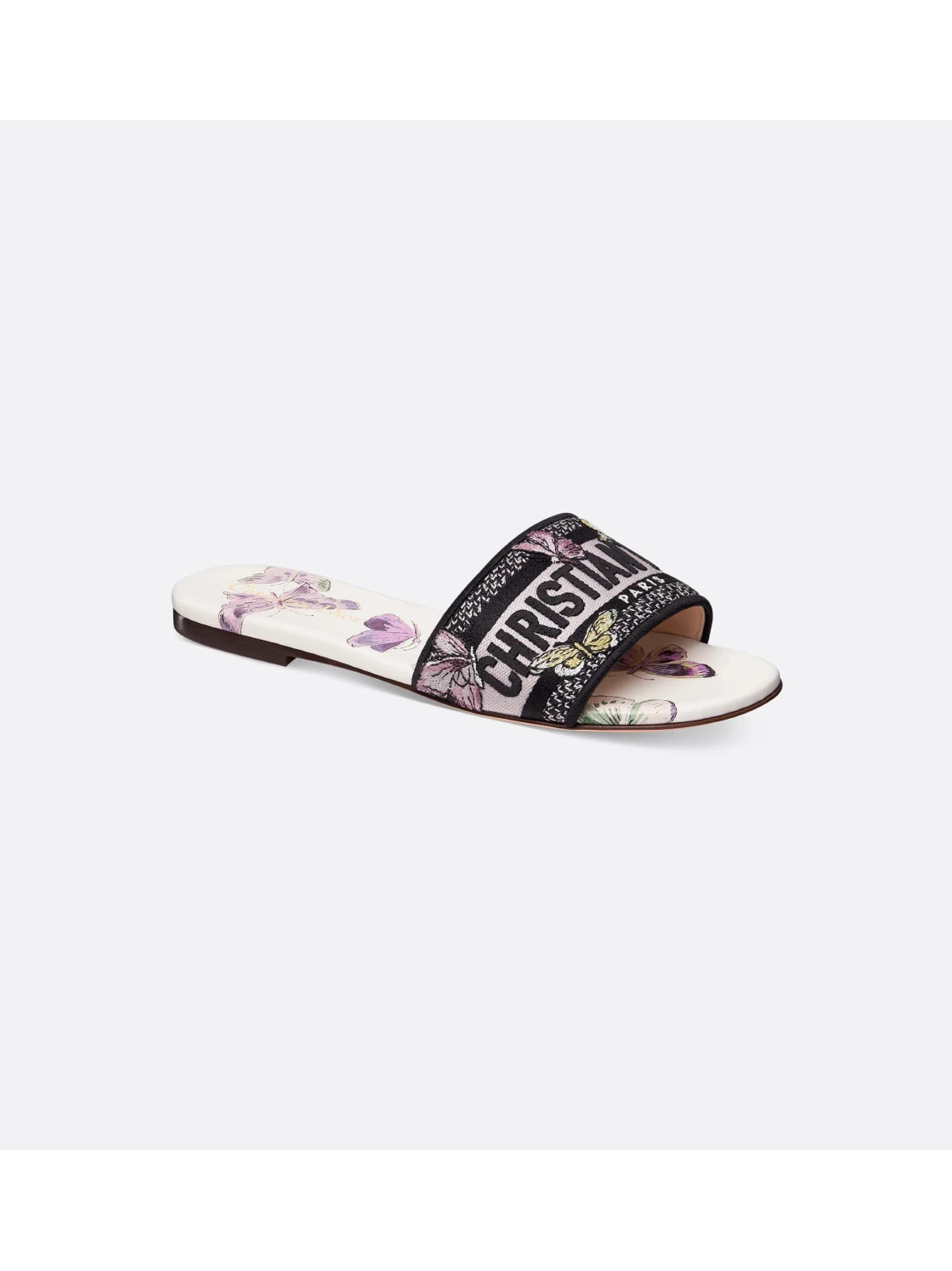 Christian Dior Dway Butterfly Printed Slides | Senser US