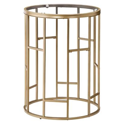 Threshold™ Round Accent Table - Gold | Target