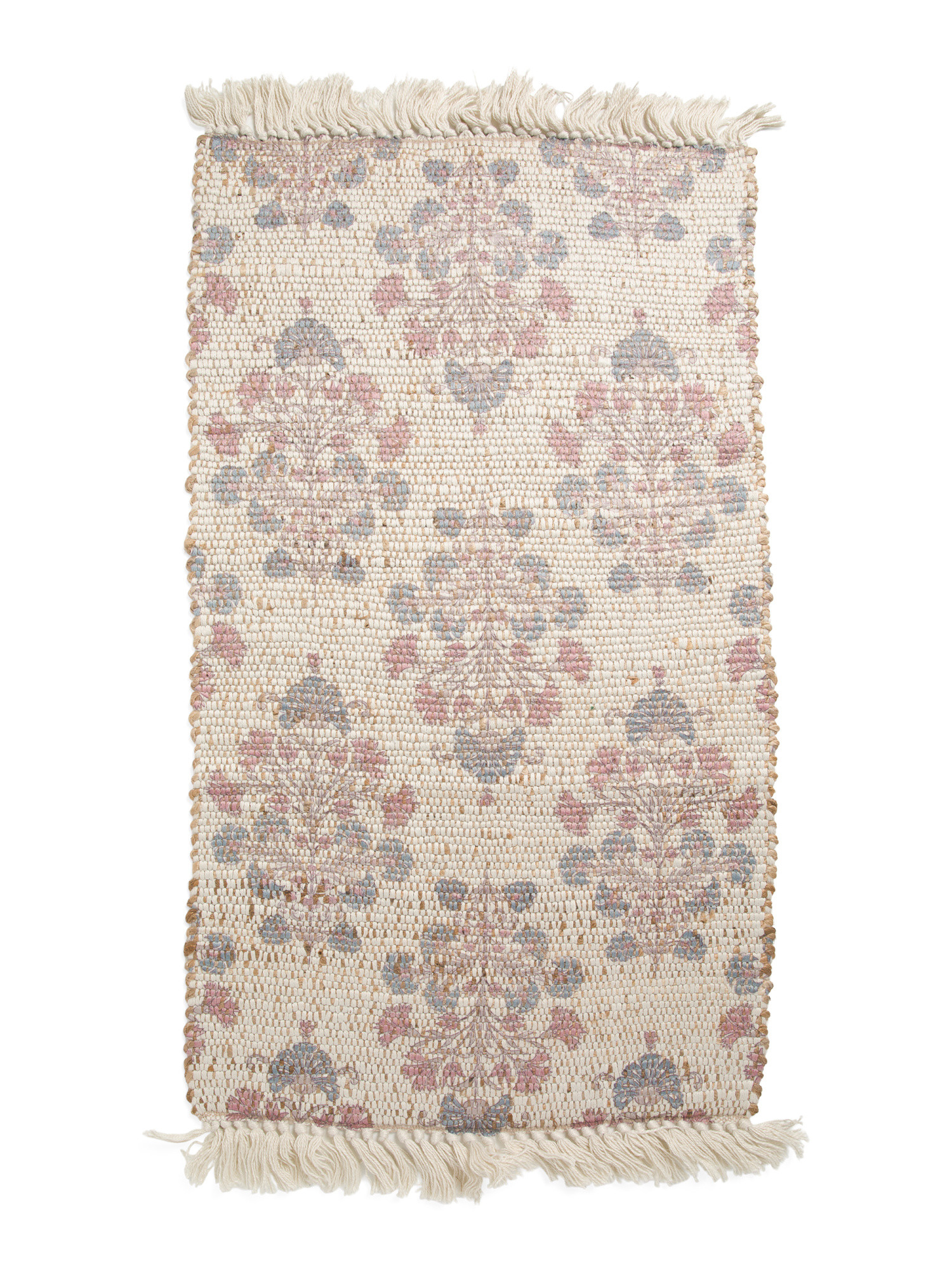 3x4.75 Jute Blend Floral Printed Scatter Rug | Home | Marshalls | Marshalls