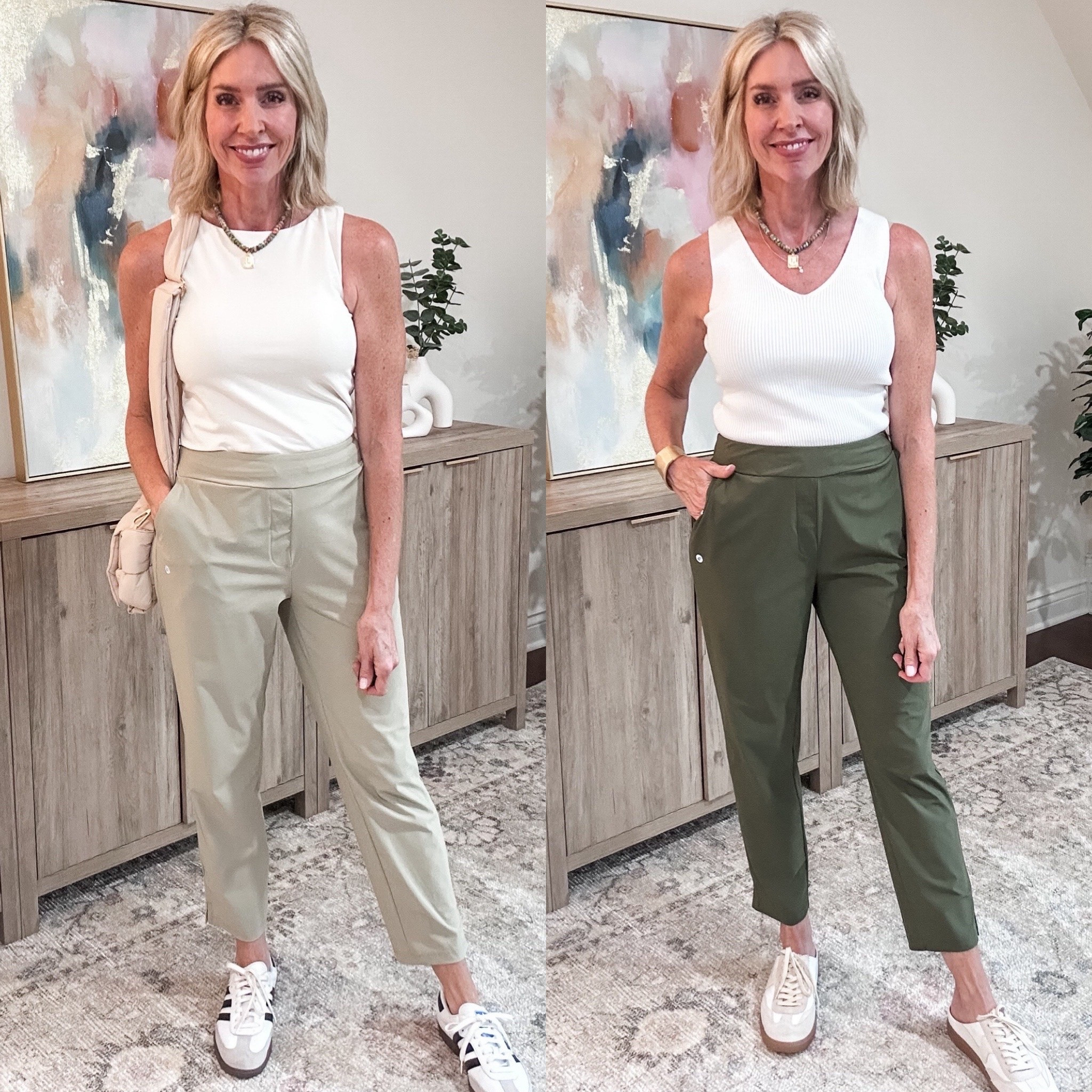 These Amazon lightweight pants are a great option for end of summer into fall! They have a hidden drawstring, super soft fabric, a stretchy waistband and flattering zip back pockets. 

I sized up to a medium for a roomier fit. They come in 8 sizes and 13 colors

#LTKgrwm #LTKootd #LTKOver40
