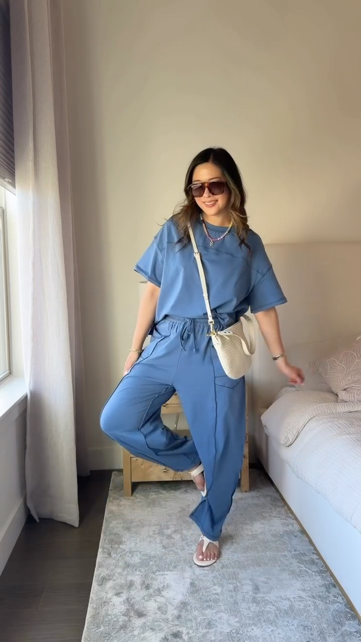 Amazon casual chic sets // matching sets // summer vacation outfit // loungewear // tcs // affordable fashion 

Wearing a medium

#LTKootd #LTKPetite #LTKSeasonal