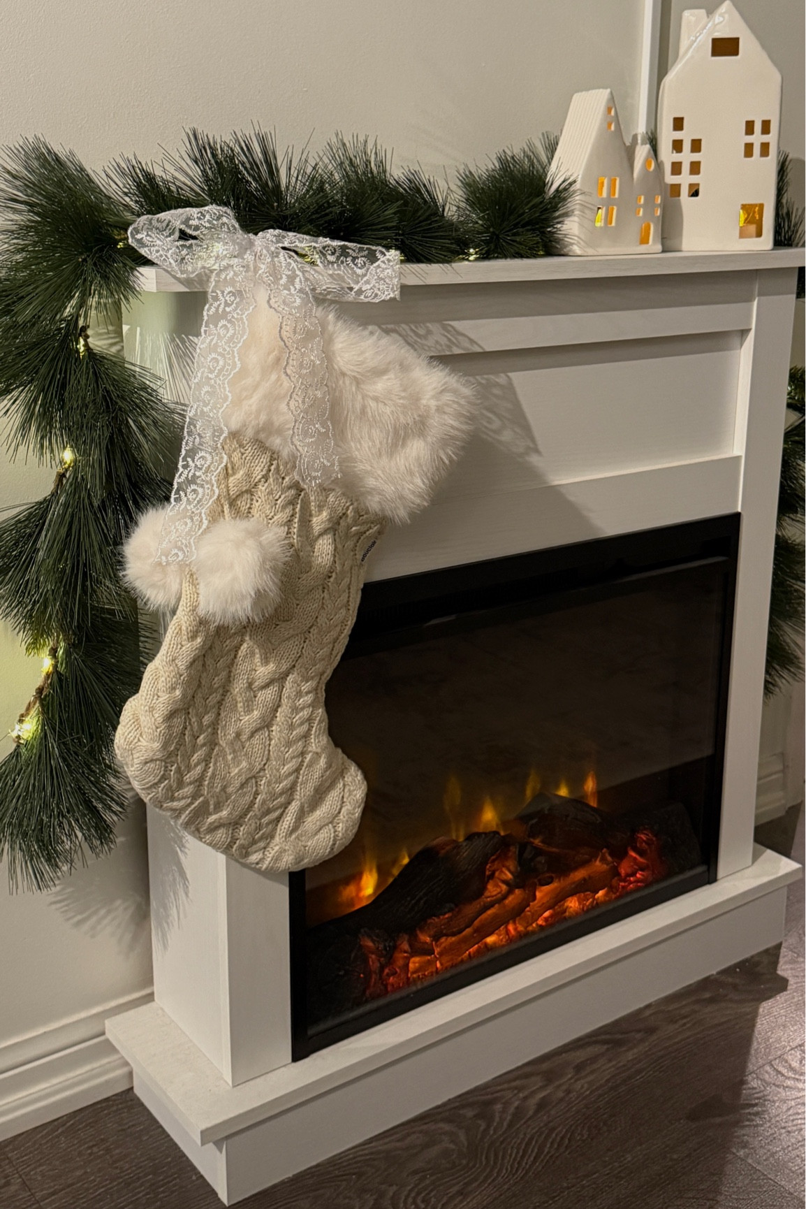 Condo friendly cozy fireplace 🔥🫶🏻

#LTKcasa #LTKwinter #LTKsale