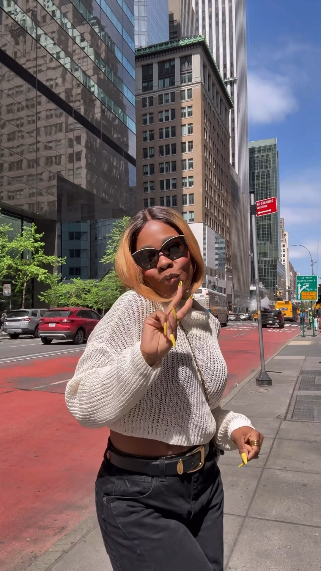 NYC ootd 😎 
Zara top and jeans ,  Chanel shoes , bag and sunnies ! 

#LTKdayinmylife #LTKootd #LTKMidsize