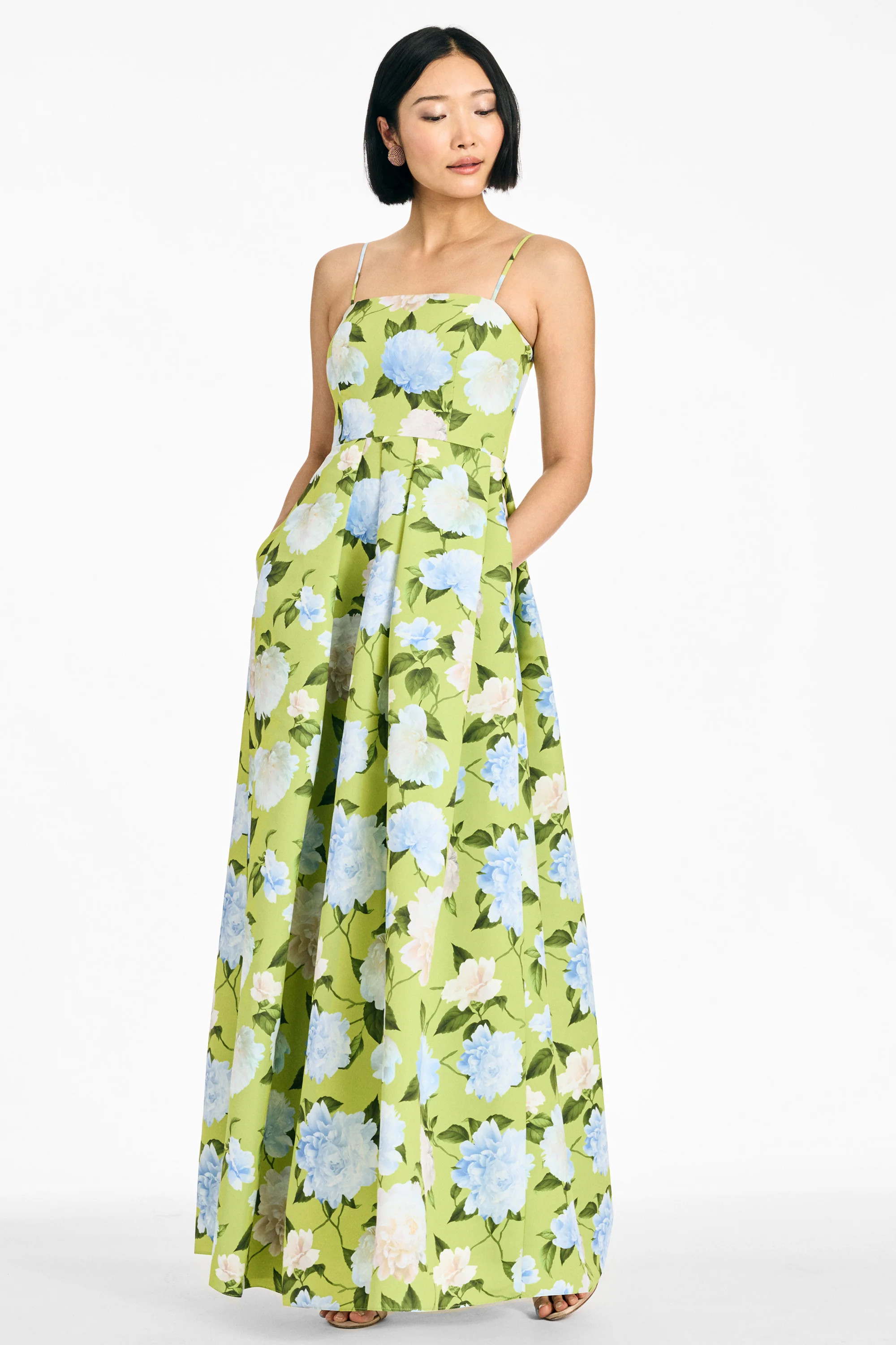 BEAU GOWN - CITRINE PEONIES | Sachin and Babi