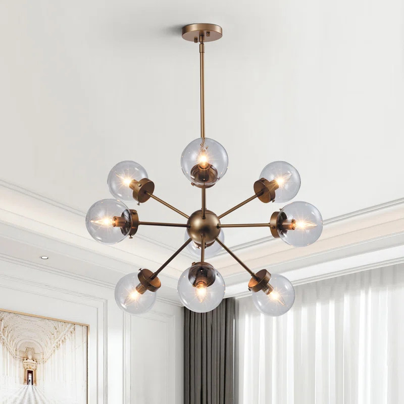 Fairley 9 - Light Dimmable Sputnik Sphere Chandelier | Wayfair North America